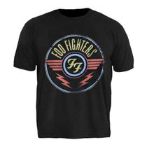 Camiseta Plus Size Foo Fighters Unissex Stamp Estilo Rock e Alternativo