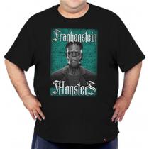 Camiseta Plus Size Frankenstein Filme Terror Série