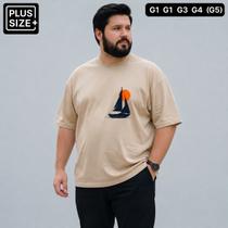 Camiseta Plus Size G1 ao G5 Masculina Estampada G1 G2 G3 G4 G5 Manga Curta Casual Premium 100% Algo Camiseta Plus Size G1 ao G5 Masculina Estampada G1 G2 G3 G4 G5 Manga Curta Casual Premium 100% Algo