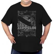 Camiseta Plus Size Led Zeppelin Camiseta Plus Size Led Zeppelin