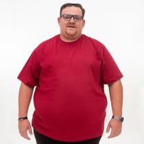 Camiseta Plus Size Masculina Algodão Extra Grande Tamanho Especial Lisa Confortavel