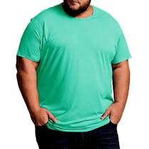 Camiseta Plus Size Masculina Algodão G1 Ao G3 Plus Size Camisetas Masculinas Lisa