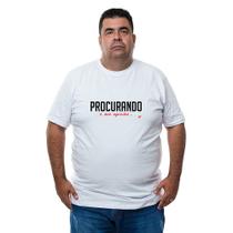 Camiseta Plus Size Masculina Algodao Procurando Sua Opiniao Com Abridor De Garrafa