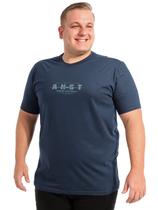 Camiseta Plus Size Masculina Anistia Algodão Estampa Unlimited Marinho Camiseta Plus Size Masculina Anistia Algodão Estampa Unlimited Marinho
