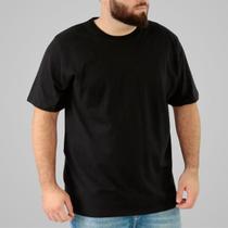 Camiseta Plus Size Masculina Lisa Basica 100 Algodão G1 G2
