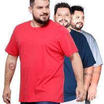 Camiseta Plus Size Masculina Xg G1 G2 G3 Extra Grande Blusa