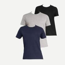 Camiseta Plus Size Masculinas Big Basica 100% Algodão