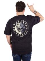 Camiseta Plus Size Moto Spirit Preta Jaguar. Camiseta Plus Size Moto Spirit Preta Jaguar.