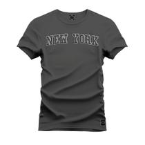 Camiseta Plus Size Premium 100% Algodão Estampada Shirt Unissex New York Tires