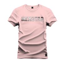 Camiseta Plus Size Premium Confortável Estampada Nexstar Silver