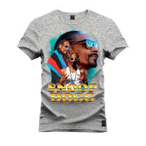 Camiseta Plus Size Premium Estampada Snoop Dogg Bolado