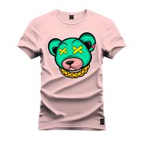 Camiseta Plus Size Premium Estampada Urso 2.0 Boladão