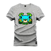 Camiseta Plus Size Premium Estampada Urso Blad Mond