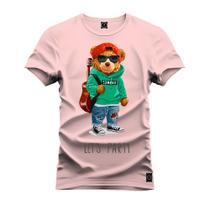Camiseta Plus Size Premium Estampada Urso Violão - Nexstar