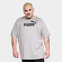 Camiseta Plus Size Puma Essentials Logo Masculina