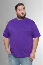 Camiseta Plus Size PV Malha Fria Roxa - Conforto e Durabilidade