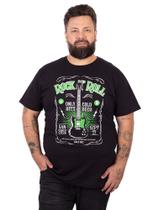 Camiseta Plus Size Rock Only Hits Preta.