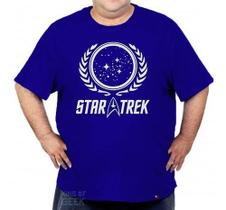 Camiseta Plus Size Star Trek Camisa Jornada Nas Estrelas