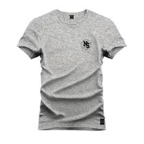 Camiseta Plus Size T-Shirt Algodão 100% Algodão Ns Nexstar Peito