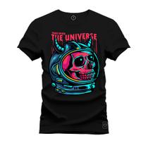 Camiseta Plus Size T-Shirt Algodão 100% Algodão The Universe - Nexstar