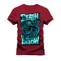 Camiseta Plus Size T-Shirt Algodão Premium 30.1 Death Dow