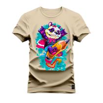 Camiseta Plus Size T-Shirt Algodão Premium 30.1 Lapis Surf - Nexstar