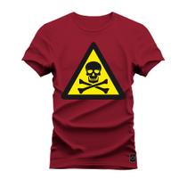 Camiseta Plus Size T-Shirt Algodão Premium 30.1 Placa Arrasta