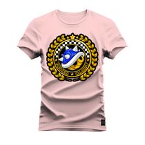 Camiseta Plus Size T-Shirt Algodão Premium 30.1 Power Clory
