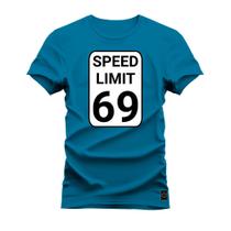 Camiseta Plus Size T-Shirt Algodão Premium 30.1 Speed Limited