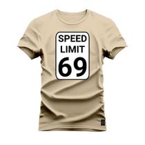 Camiseta Plus Size T-Shirt Algodão Premium 30.1 Speed Limited