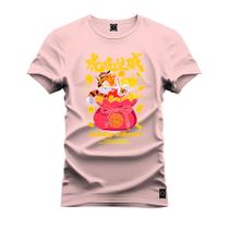Camiseta Plus Size T-Shirt Algodão Premium 30.1 Tigrinho Rouba seu Money