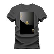 Camiseta Plus Size T-Shirt Algodão Premium Estampada As Black