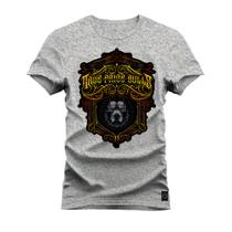 Camiseta Plus Size T-Shirt Algodão Premium Estampada True Pride Bulls