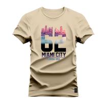 Camiseta Plus Size T-shirt Algodão Unissex Street Estampada Manhattan Vibes