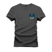 Camiseta Plus Size T-Shirt Confortável Estampada Coelinho Bolado - Nexstar
