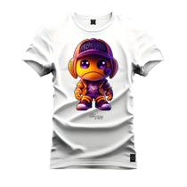 Camiseta Plus Size T-Shirt Confortável Estampada Lebrow Boneco
