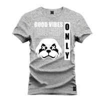 Camiseta Plus Size T-Shirt Confortável Estampada Only Panda