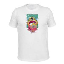 Camiseta Plus Size T-Shirt Malha 30.1 Estampada Stoner