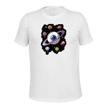 Camiseta Plus Size T-Shirt Tecido Macio Estampada Olho Galaxy