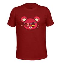 Camiseta Plus Size T-Shirt Tecido Macio Urso Coração