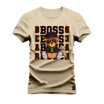 Camiseta Plus Size T-shirt Unissex Algodão Boss Chave