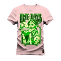 Camiseta Plus Size T-shirt Unissex Algodão Irie Days