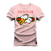 Camiseta Plus Size T-shirt Unissex Algodão Nexstar Mãos