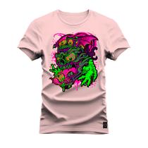 Camiseta Plus Size T-shirt Unissex Algodão Terror