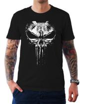 Camiseta Plus Size The Punisher Camisa Justiceiro Caveira - King of Geek