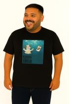 Camiseta Plus Size Thoux 100% Algodão Estampa Beervana Masculina