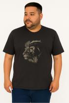 Camiseta Plus Size Thoux 100% Algodão Estampa Cordeiro Masculina
