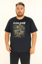 Camiseta Plus Size Thoux 100% Algodão Estampa Dead Masculina