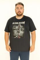 Camiseta Plus Size Thoux 100% Algodão Estampa Dead Masculina