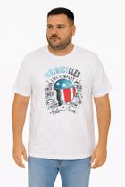 Camiseta Plus Size Thoux 100% Algodão Estampa Épica Masculina